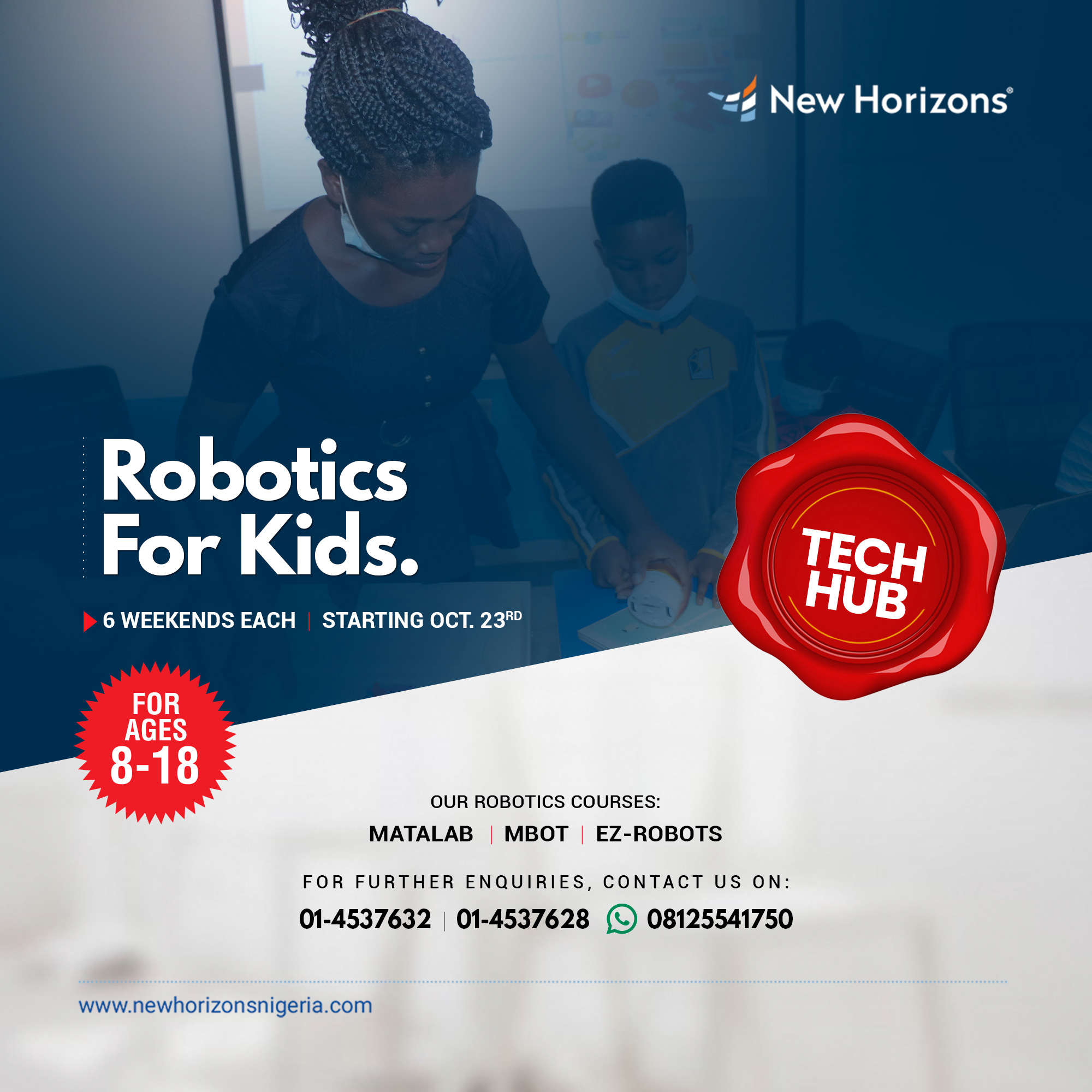 Tech Hub Robotics – New Horizons Nigeria